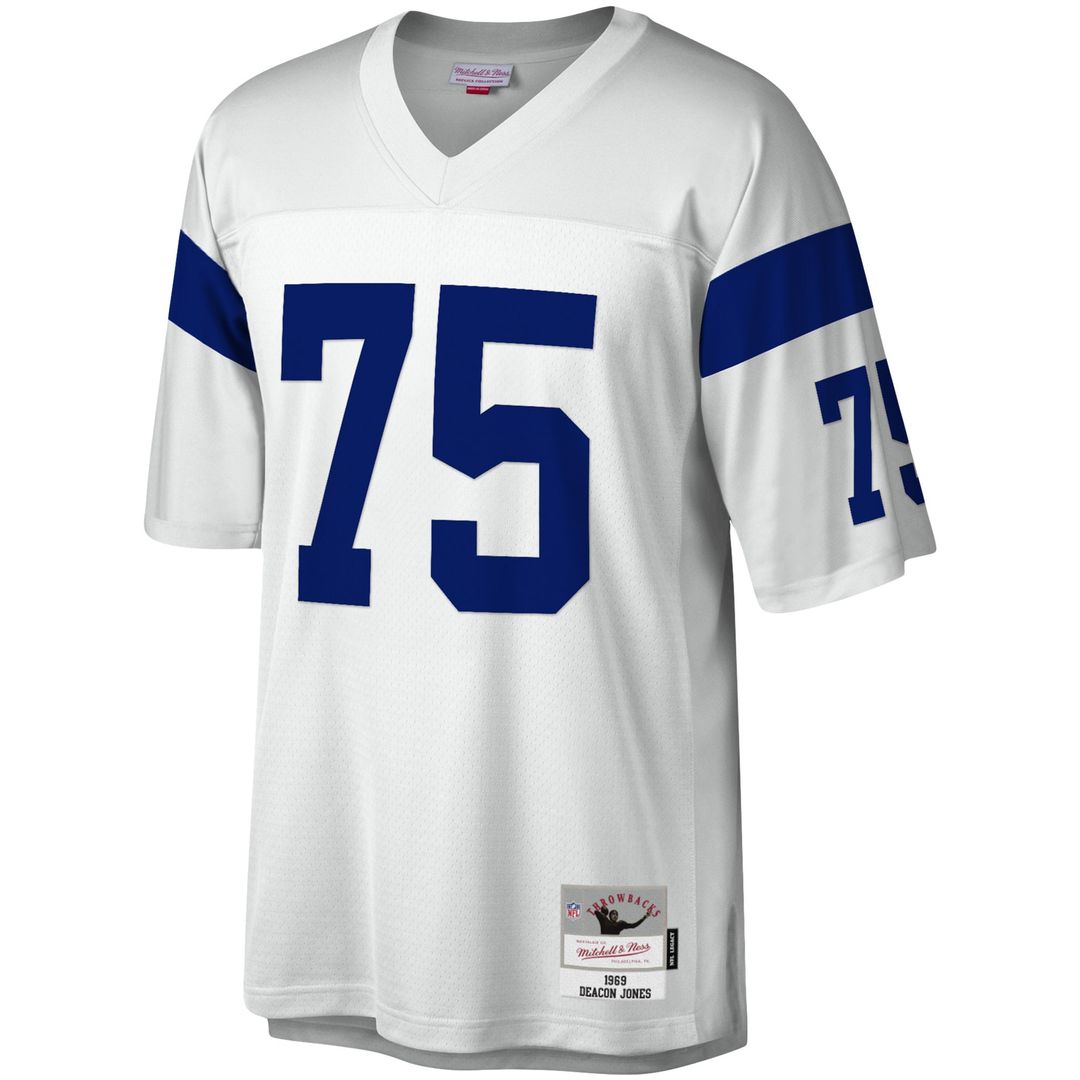 Los Angeles Rams Deacon Jones Mitchell & Ness White Legacy product image 2