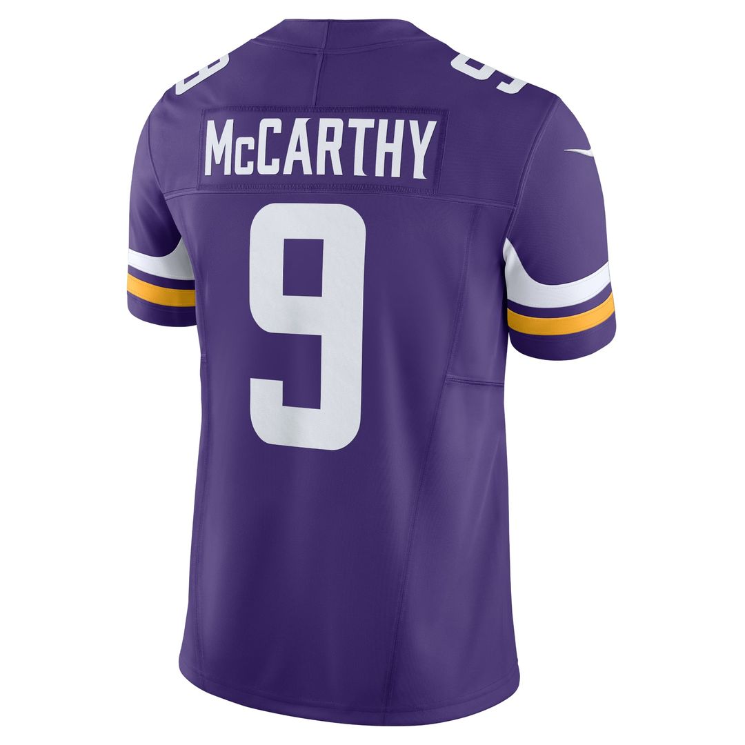Minnesota Vikings J.J. McCarthy Nike White Vapor FUSE product image 9
