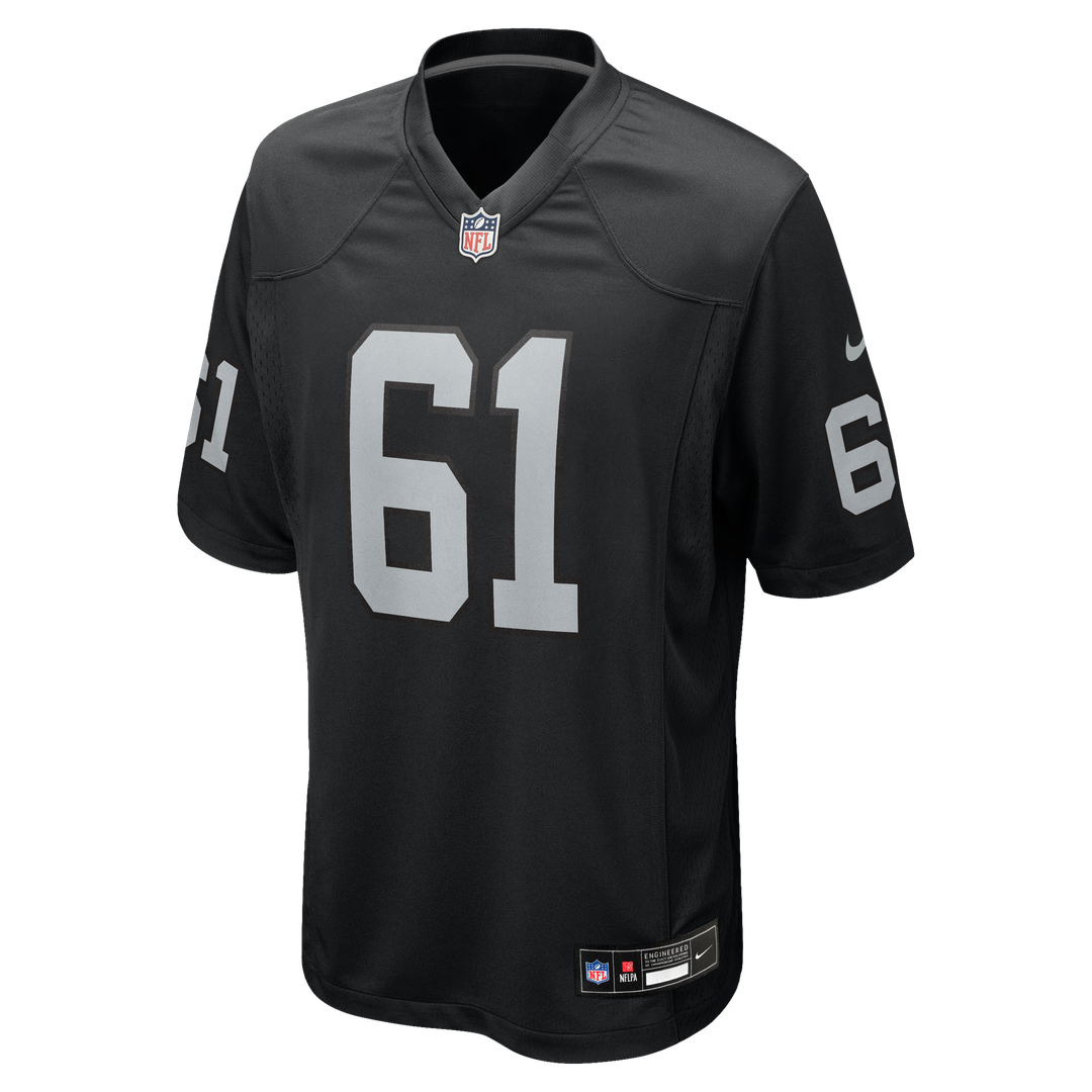 Las Vegas Raiders Jordan Meredith Nike Black Game Jersey product image 2