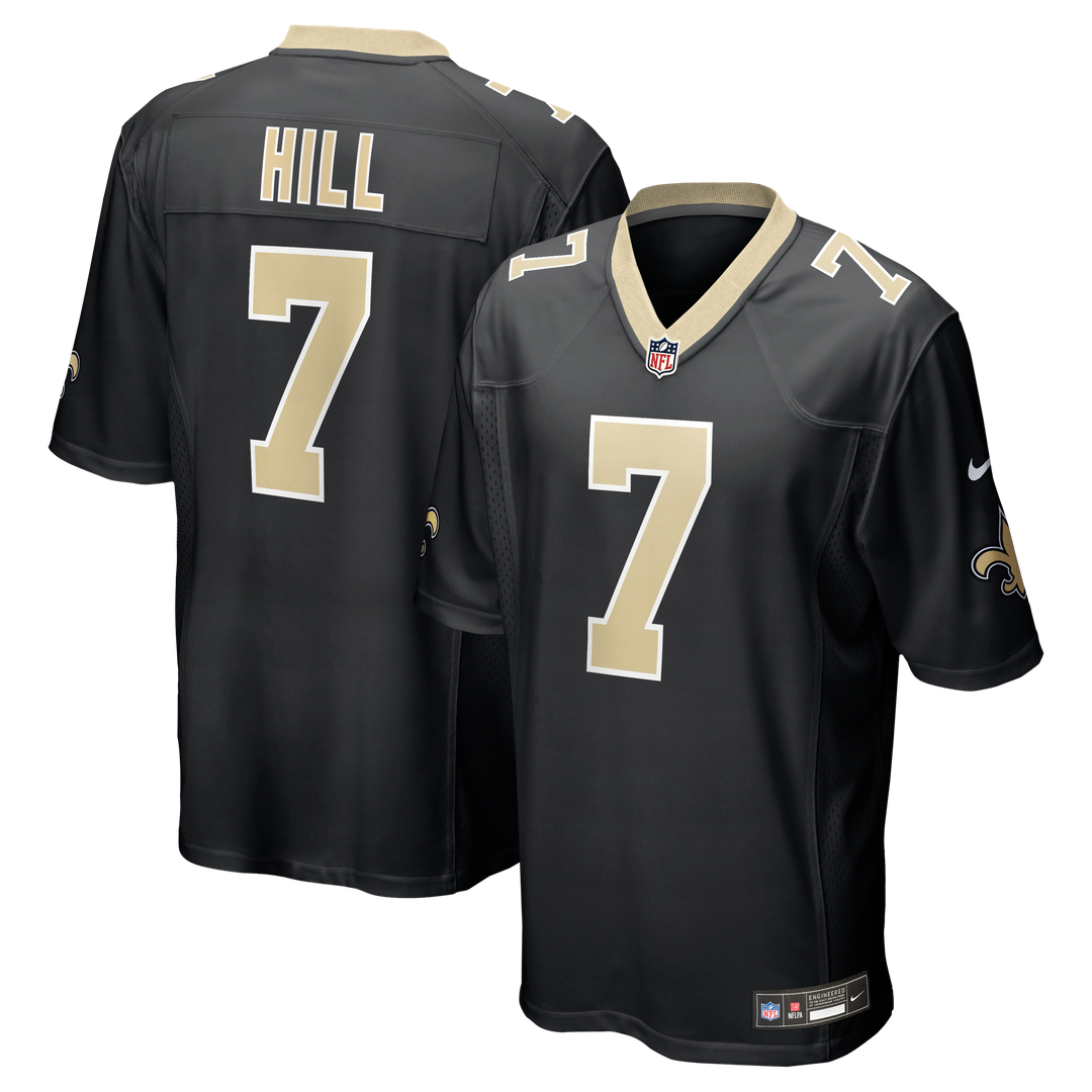 New Orleans Saints Taysom Hill Nike Black Game Jersey product image 9
