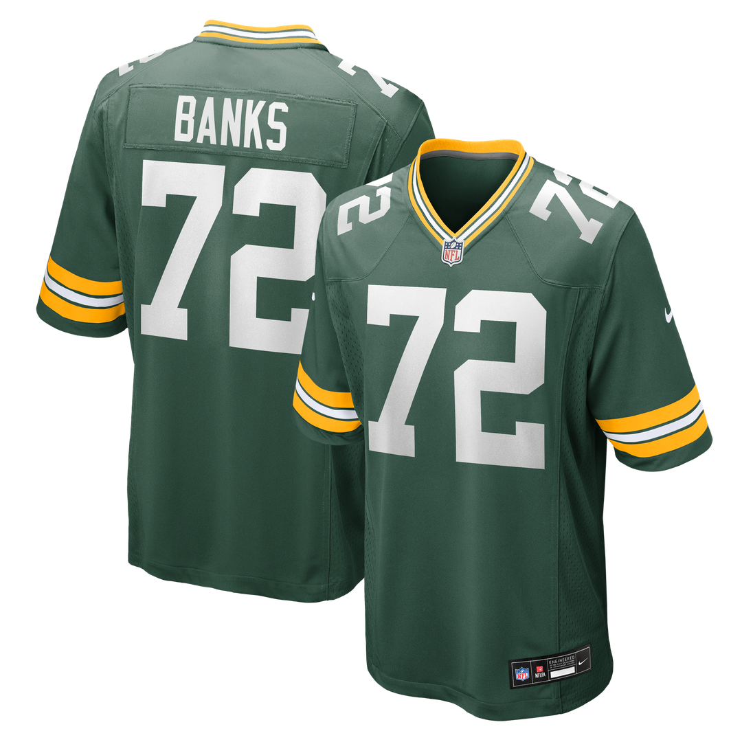 Green Bay Packers Brant Banks Nike Game Jersey product image 1