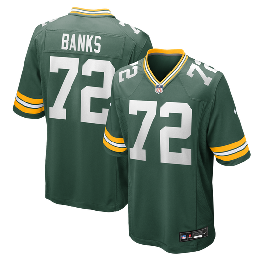 Green Bay Packers Brant Banks Nike Game Jersey product image 1