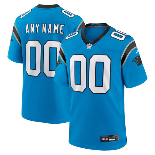 Carolina Panthers Nike Blue Alternate Custom Jersey product image 1