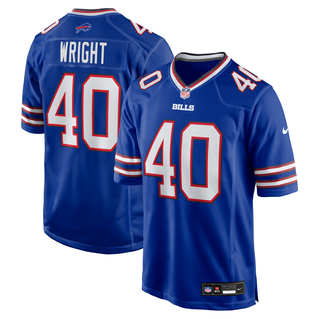 Buffalo Bills Matthew Wright Nike Royal Game Jersey product image 1