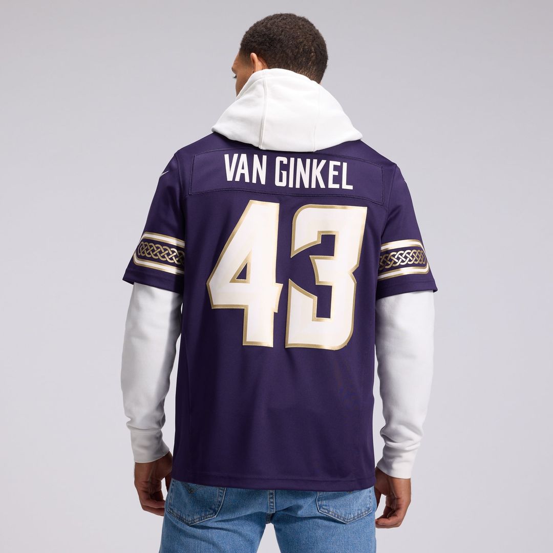 Minnesota Vikings Andrew Van Ginkel Nike Purple 2026 product image 3