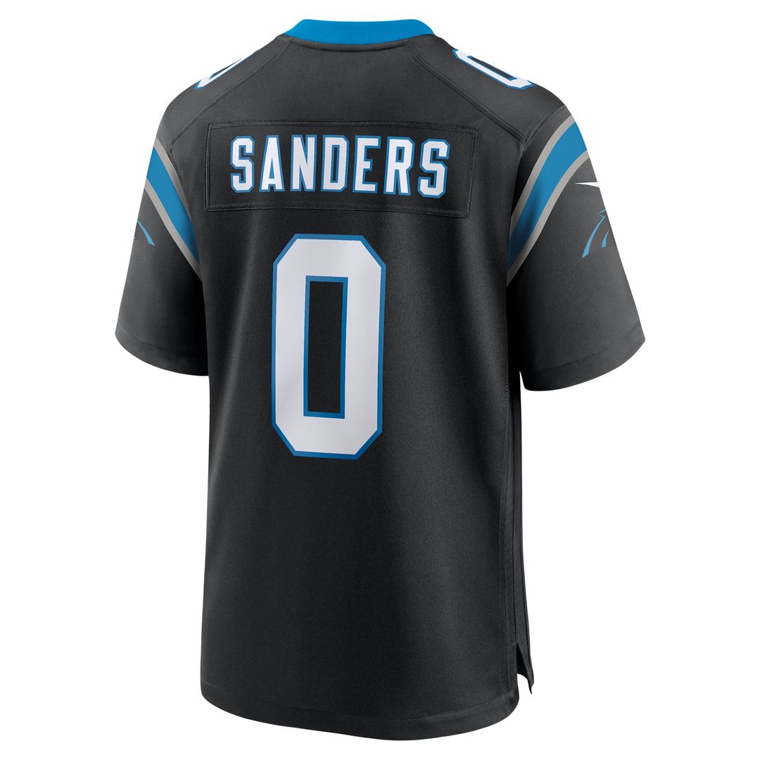 Carolina Panthers Ja'Tavion Sanders Nike Black Game Jersey product image 3