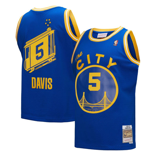 Golden State Warriors Baron Davis Royal 2004-05 Hardwood Classics Swingman Jersey product image 1, provided for visual