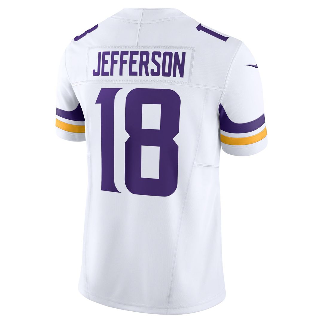 Minnesota Vikings Justin Jefferson Nike White Vapor FUSE product image 3
