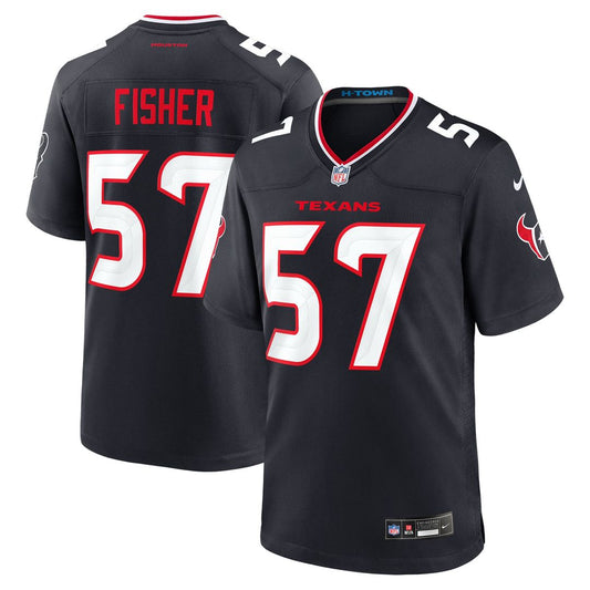 Houston Texans Blake Fisher Nike Navy Game Jersey product image 1