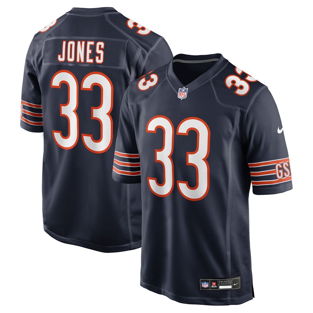 Chicago Bears Jaylon Jones Nike Navy Game Jersey product image 1