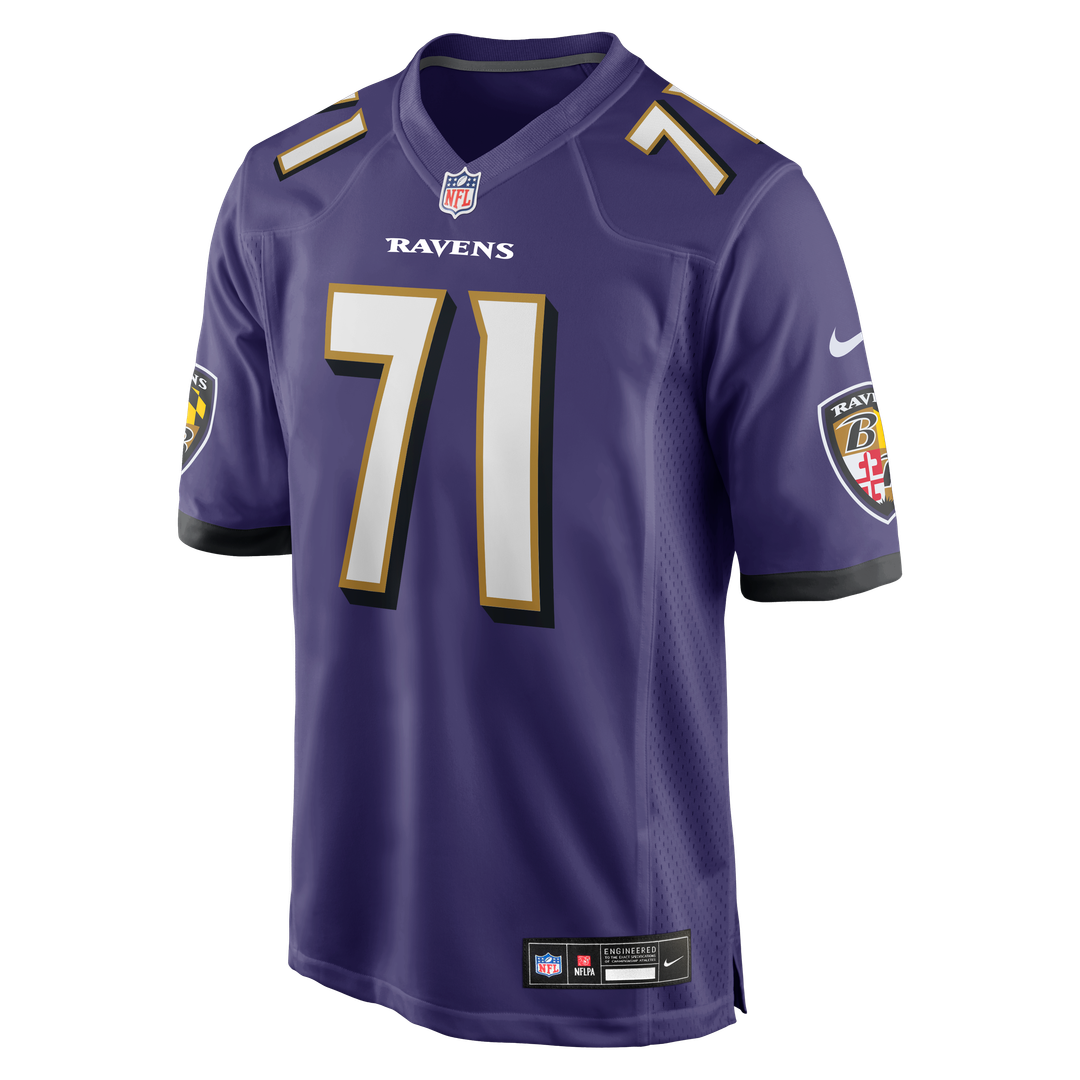 Baltimore Ravens Carson Vinson Nike Purple Game Jersey product image 2