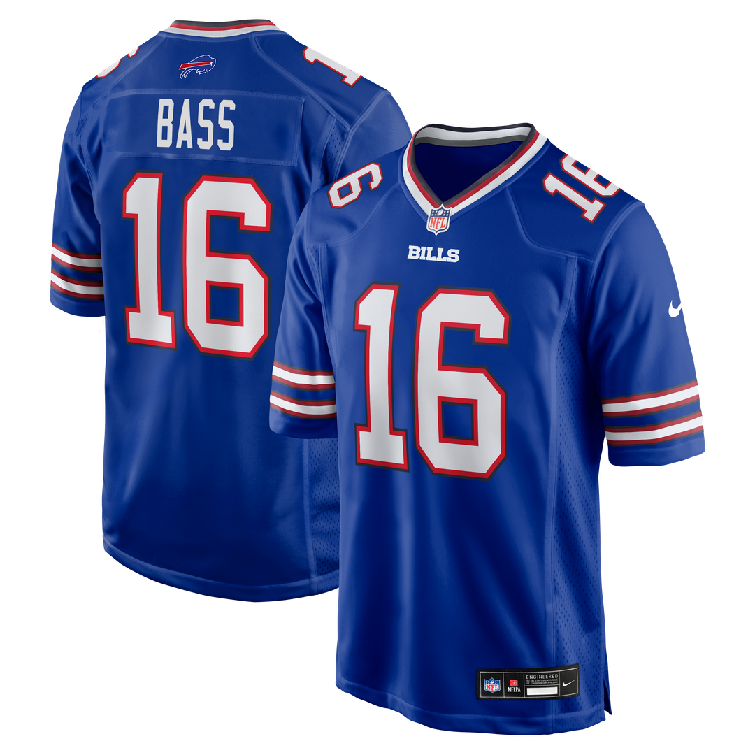 Buffalo Bills Tyler Bass Nike Royal Game Jersey product image 1