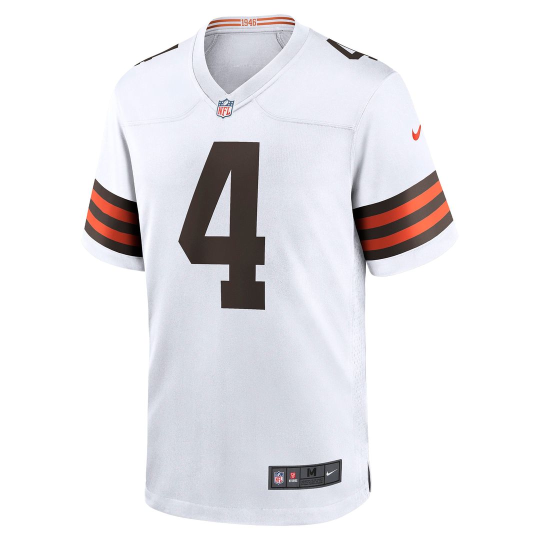 Cleveland Browns Deshaun Watson Nike White Game Jersey product image 5