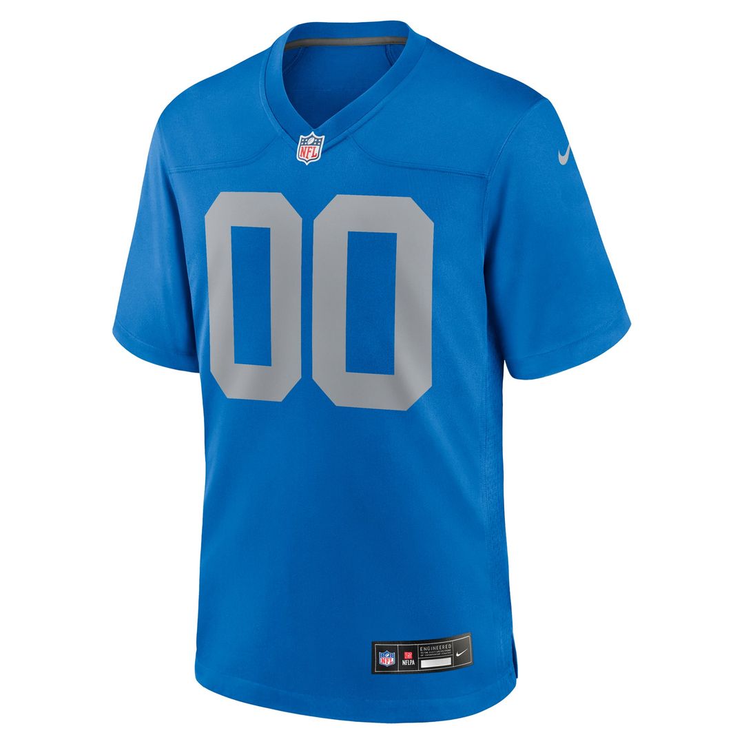 Detroit Lions Nike Blue Alternate Custom Jersey product image 2