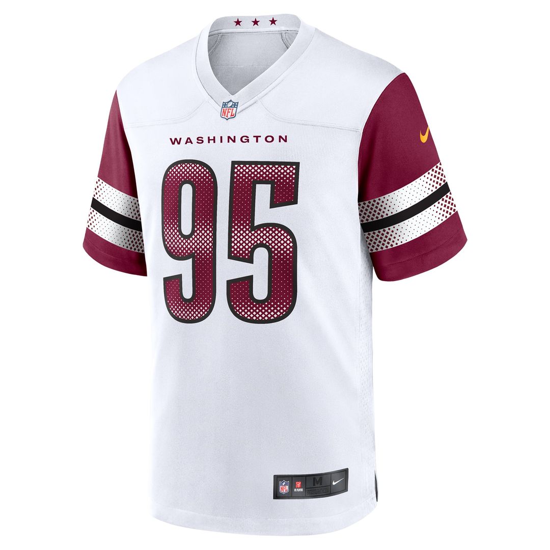 Washington Commanders Jer'Zhan Newton Nike White Game Jersey product image 2