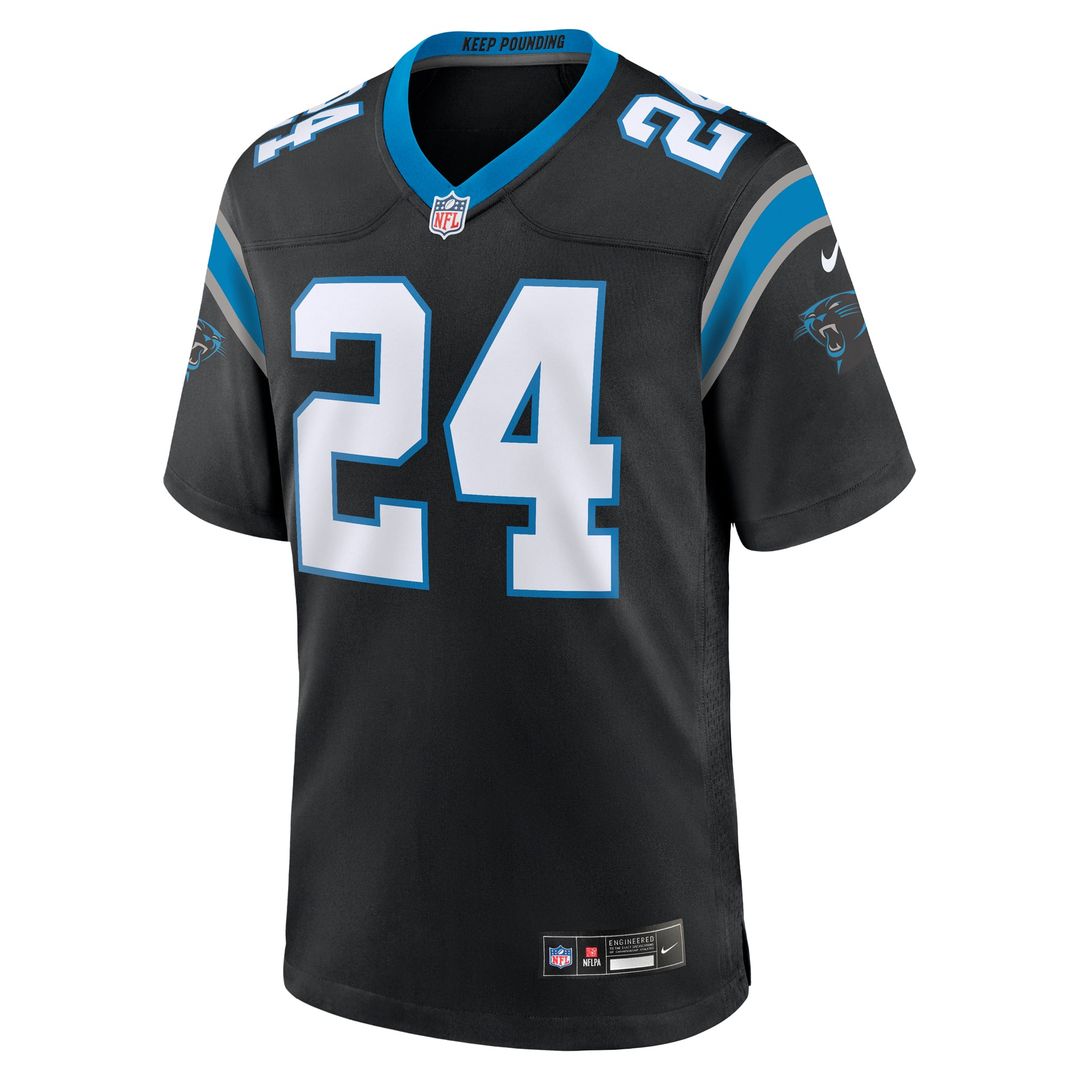 Carolina Panthers Jonathon Brooks Nike Black Game Jersey product image 2