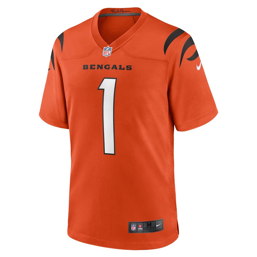 Cincinnati Bengals Ja'Marr Chase Nike Black Game Jersey product image 18