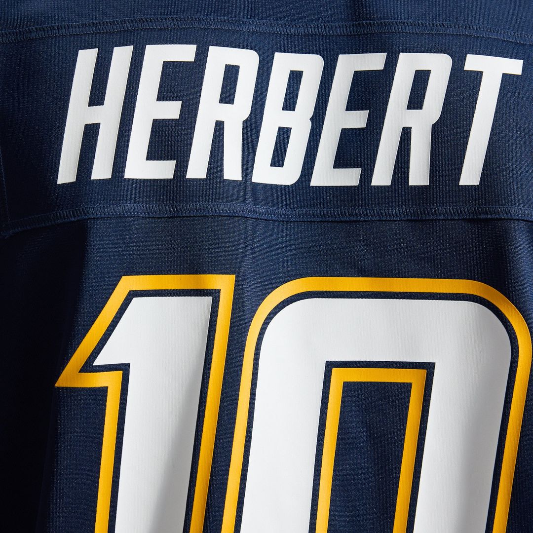 Los Angeles Chargers Justin Herbert Nike Powder Blue Game product image 38