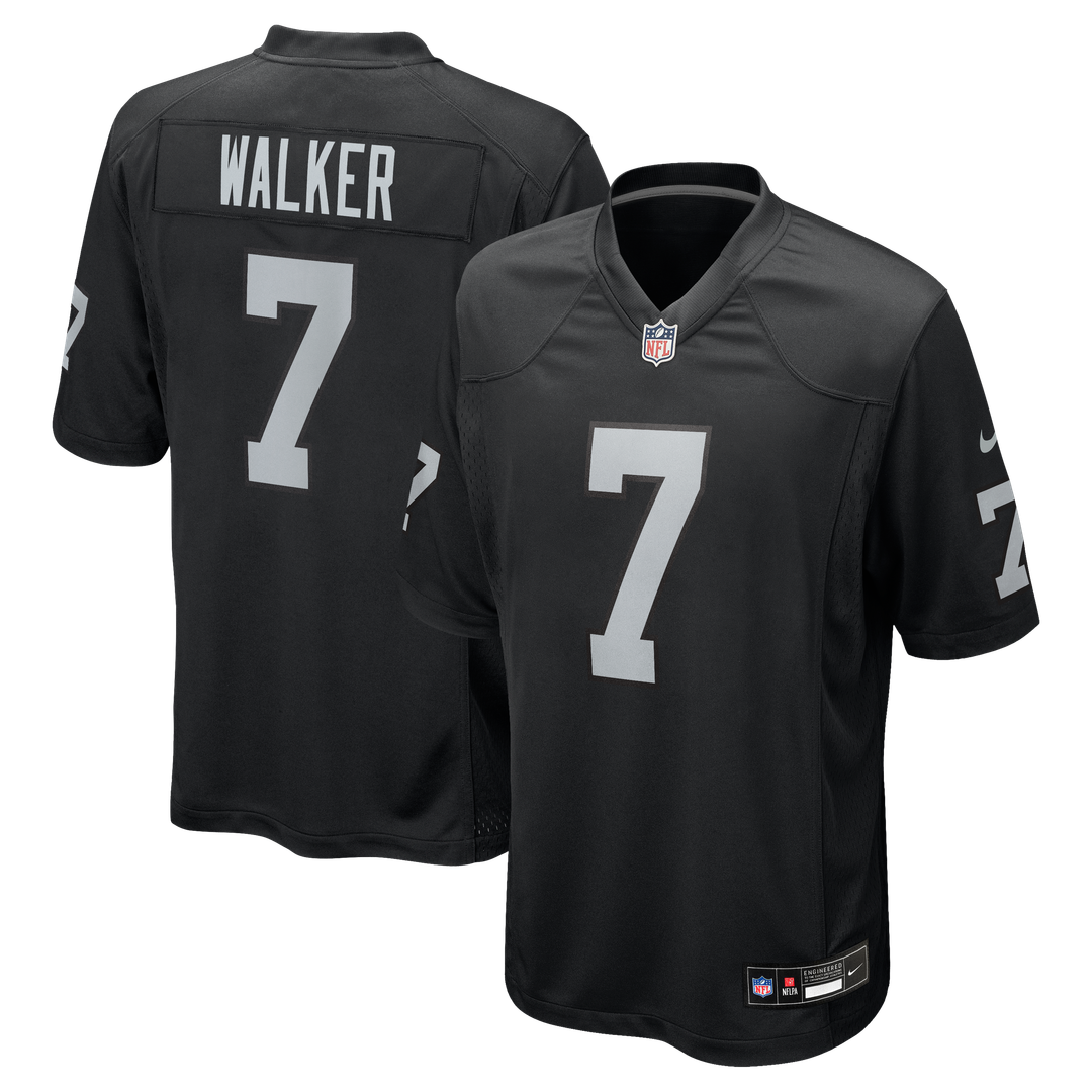 Las Vegas Raiders Quay Walker Nike Black Game Jersey product image 1
