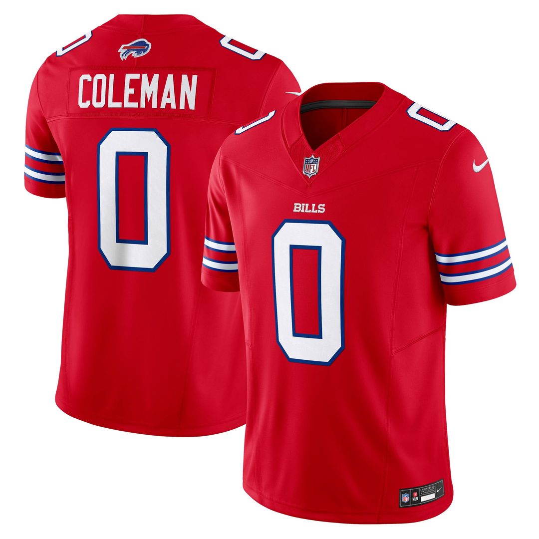 Buffalo Bills Keon Coleman Nike Red Alternate Vapor FUSE product image 4