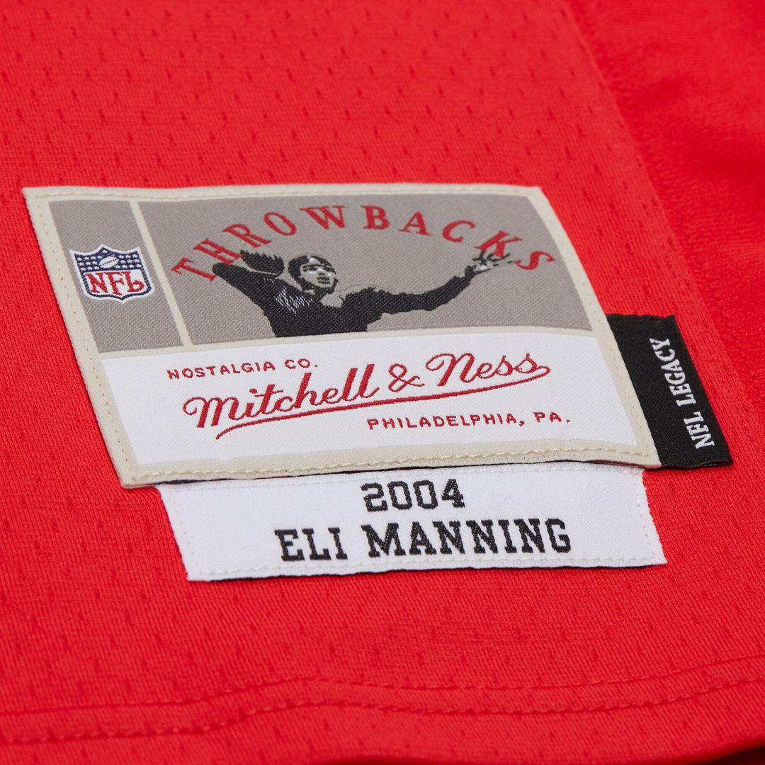 New York Giants Eli Manning Mitchell & Ness Red 2004 Legacy product image 5