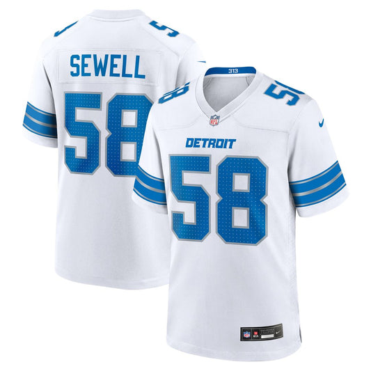 Detroit Lions Penei Sewell Nike White Game Jersey product image 1