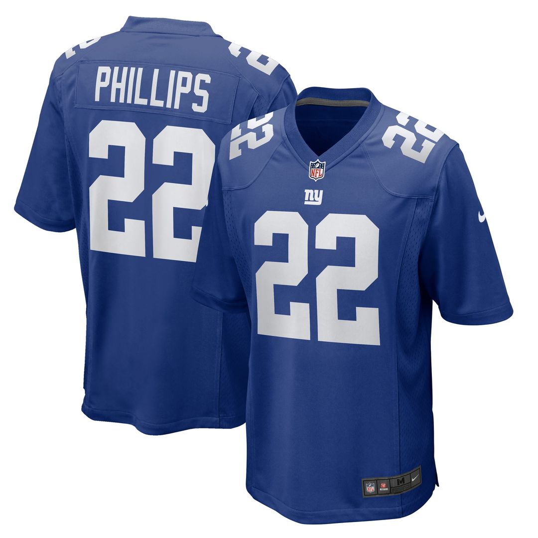 New York Giants Dru Phillips Nike Royal Game Jersey product image 1