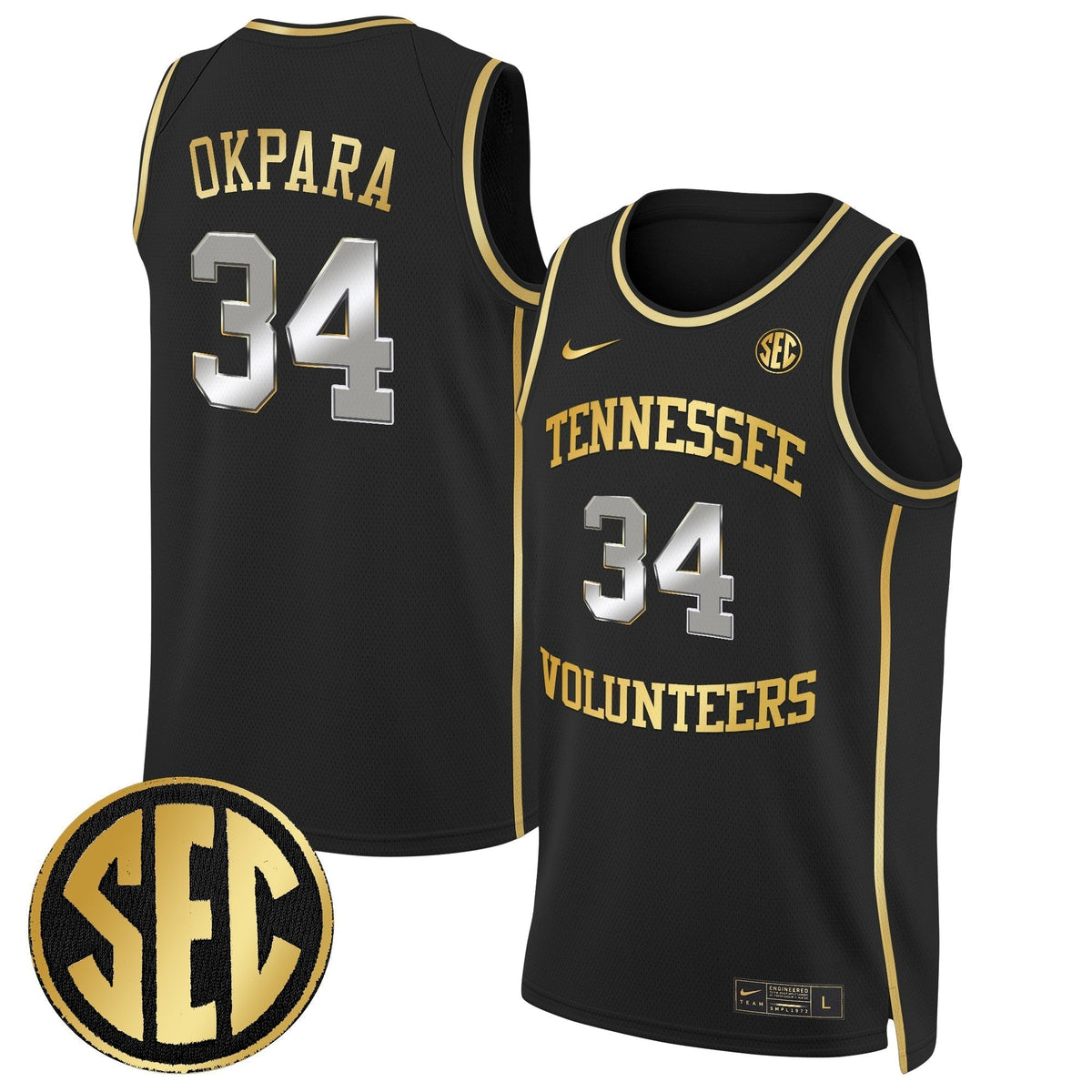 TENN 2024 Swingman Basketball Jersey - Stitched product image 2, provided for visual reference and product detail review
