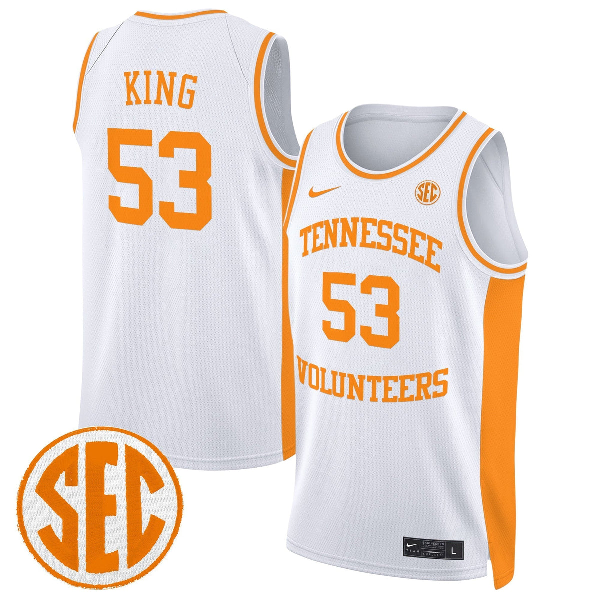 TENN 2024 Swingman Basketball Jersey - Stitched product image 37, provided for visual reference and product detail review