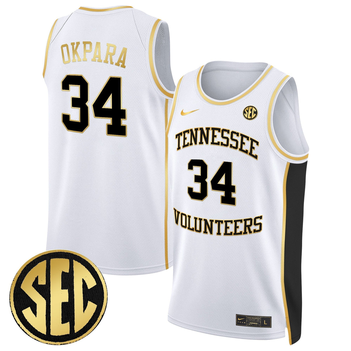TENN 2024 Swingman Basketball Jersey - Stitched product image 3, provided for visual reference and product detail review