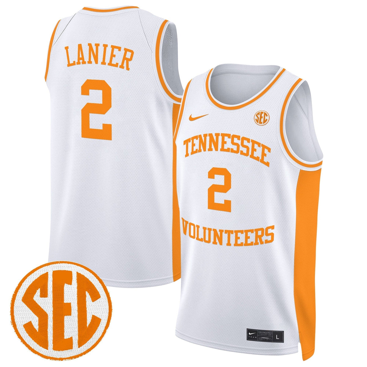 TENN 2024 Swingman Basketball Jersey - Stitched product image 33, provided for visual reference and product detail review