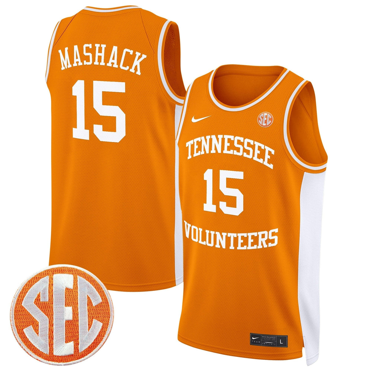 TENN 2024 Swingman Basketball Jersey - Stitched product image 20, provided for visual reference and product detail review