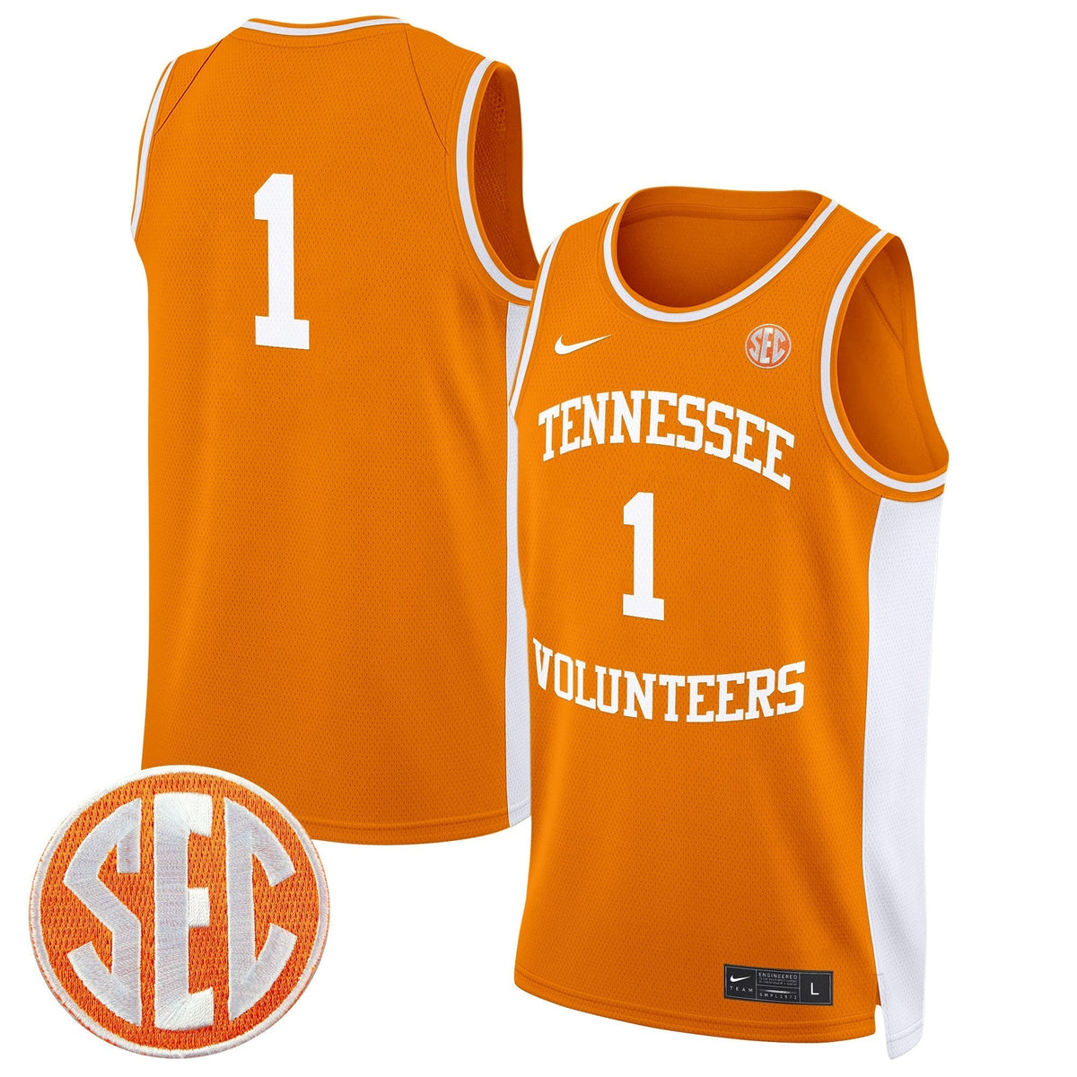 TENN 2024 Swingman Basketball Jersey - Stitched product image 24, provided for visual reference and product detail review