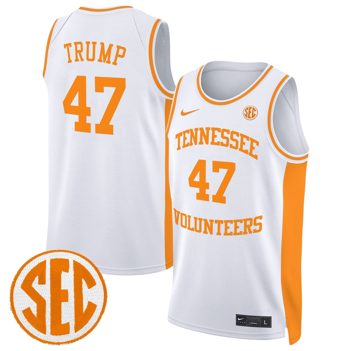 TENN 2024 Swingman Basketball Jersey - Stitched product image 39, provided for visual reference and product detail review