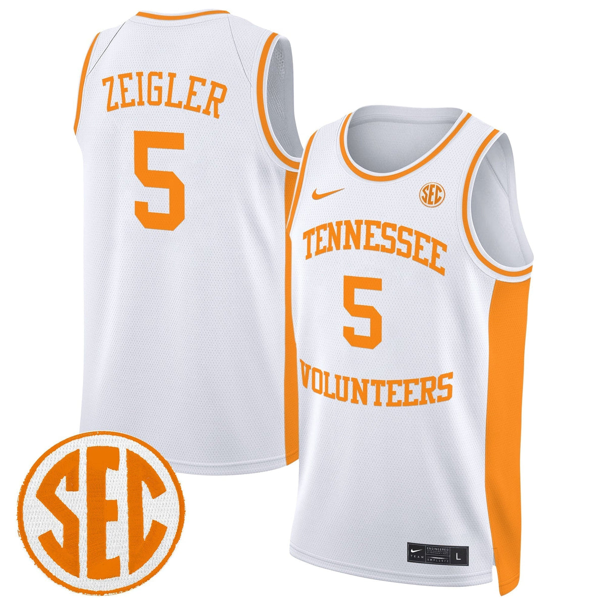 TENN 2024 Swingman Basketball Jersey - Stitched product image 35, provided for visual reference and product detail review