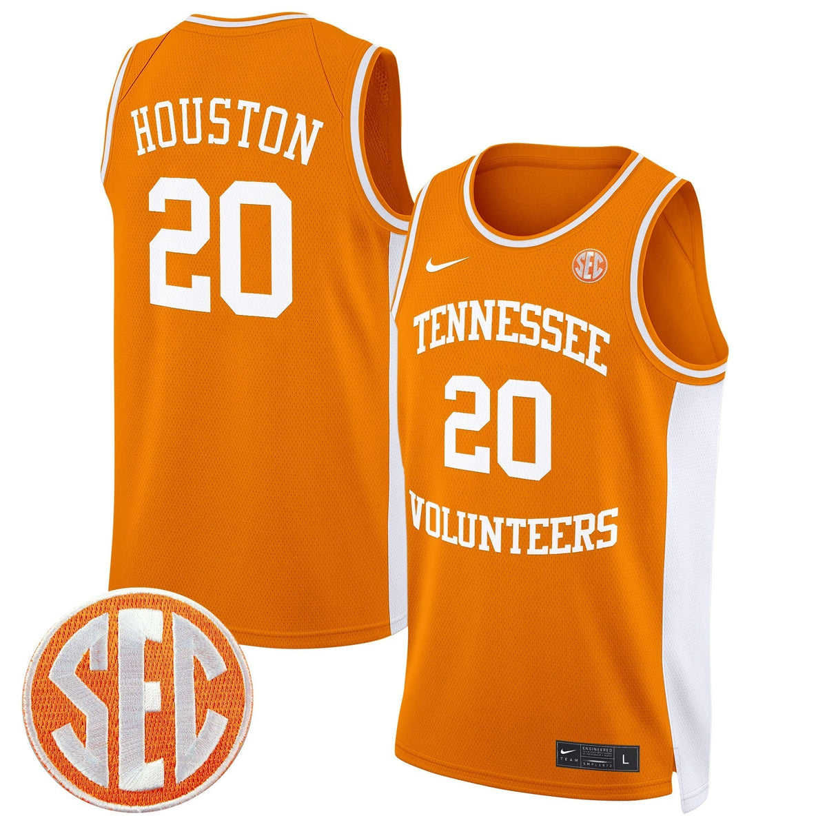TENN 2024 Swingman Basketball Jersey - Stitched product image 22, provided for visual reference and product detail review