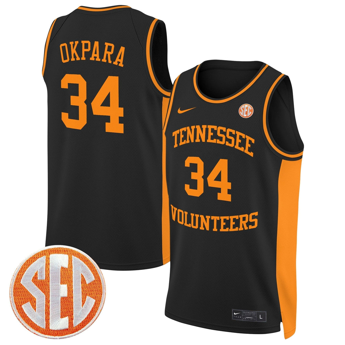 TENN 2024 Swingman Basketball Jersey - Stitched product image 26, provided for visual reference and product detail review