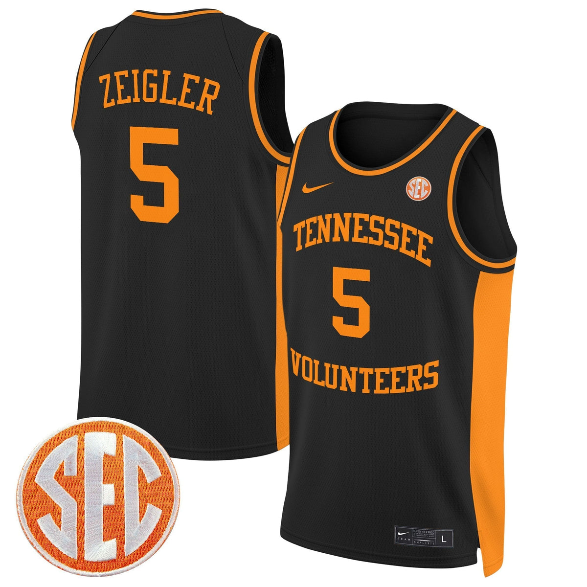 TENN 2024 Swingman Basketball Jersey - Stitched product image 27, provided for visual reference and product detail review