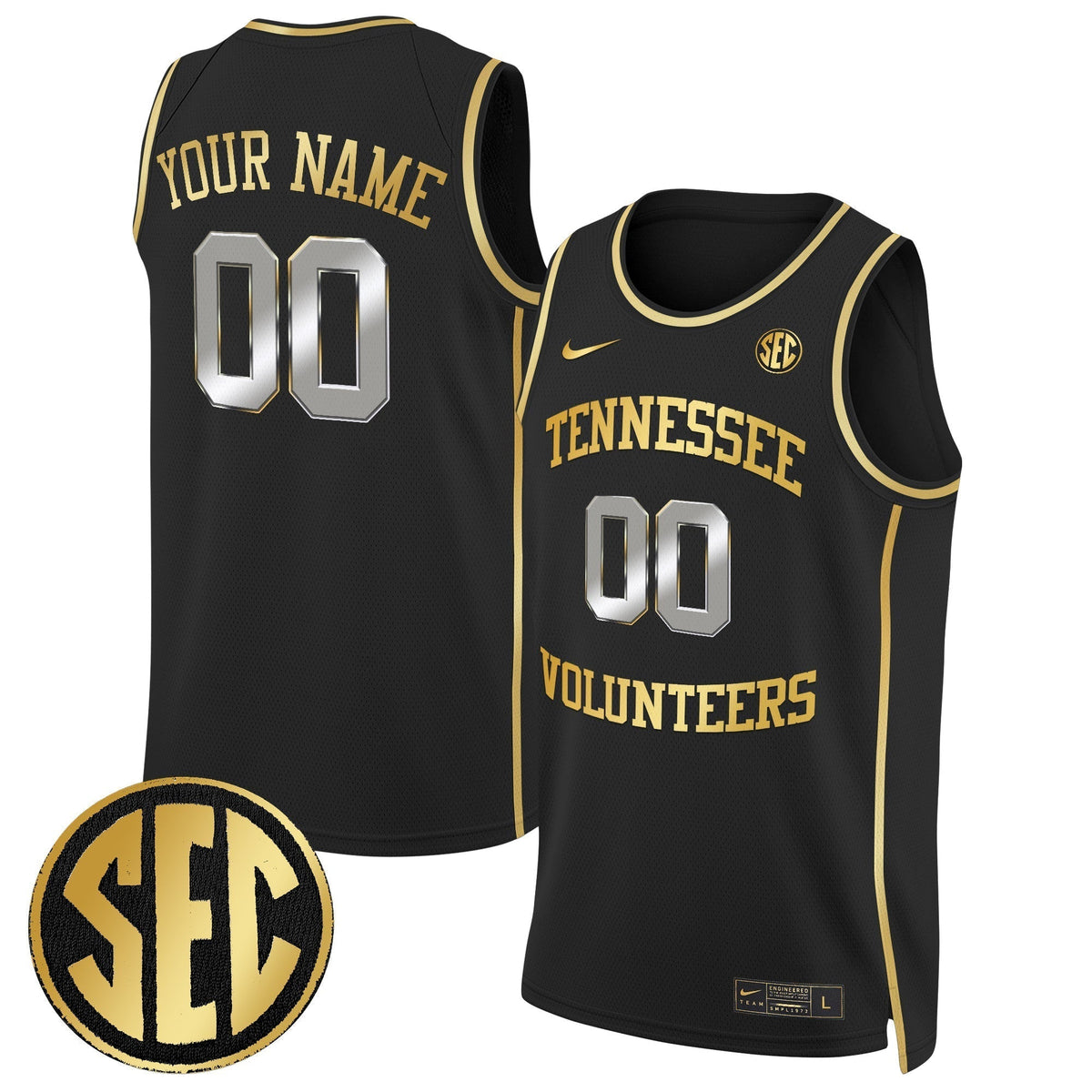 TENN 2024 Swingman Basketball Custom Jersey - Stitched product image 2, provided for visual reference and product detail