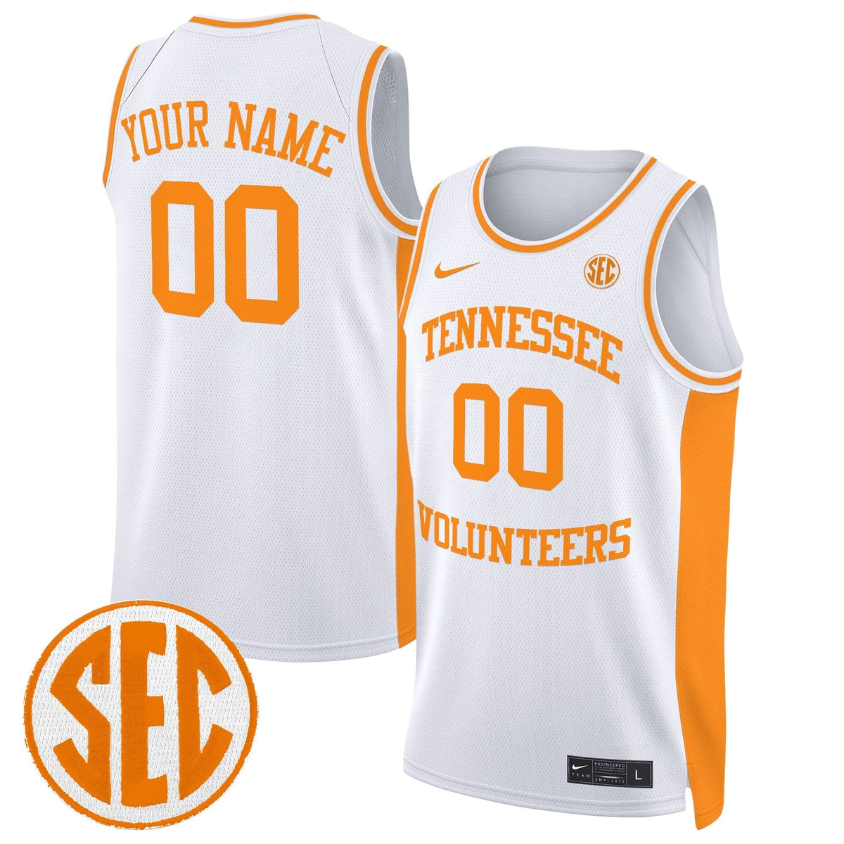 TENN 2024 Swingman Basketball Custom Jersey - Stitched product image 5, provided for visual reference and product detail