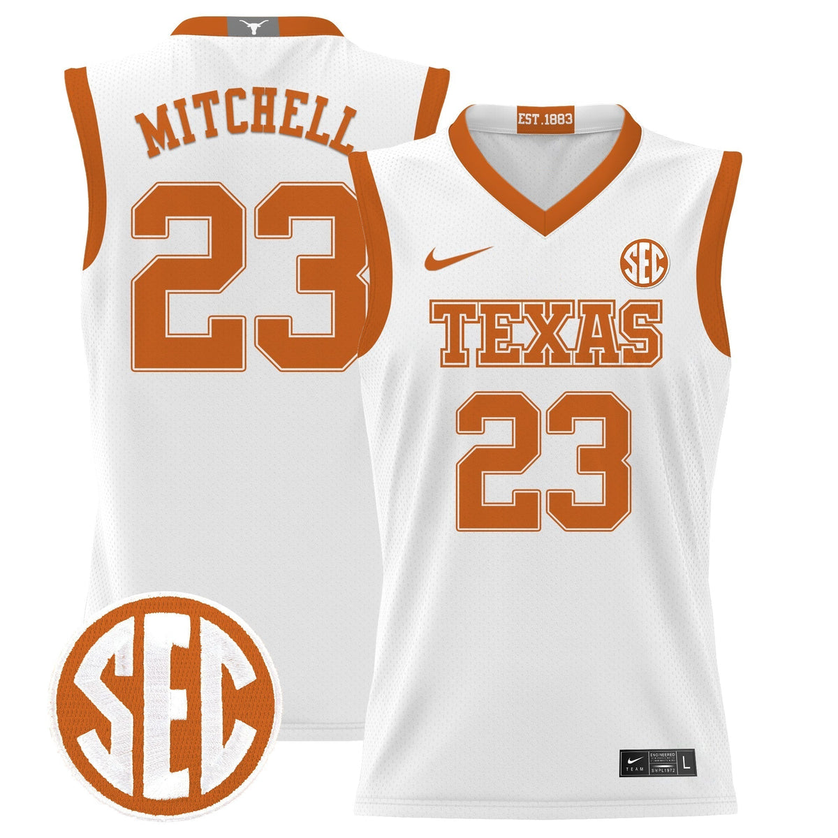 TEX 2024 Lightweight Basketball Jersey - Stitched product image 22, provided for visual reference and product detail review