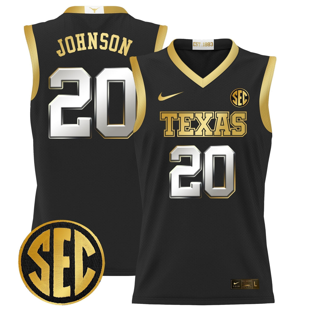 TEX 2024 Lightweight Basketball Jersey - Stitched product image 1, provided for visual reference and product detail review