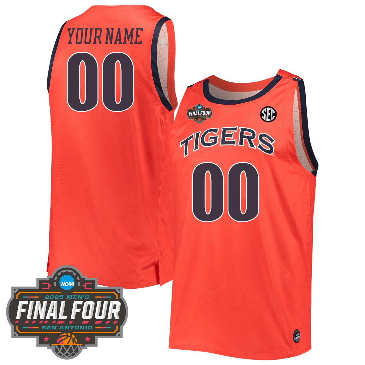 Custom AUB Basketball 24/25 Jersey - Final Four Patch product image 4, provided for visual reference and product detail