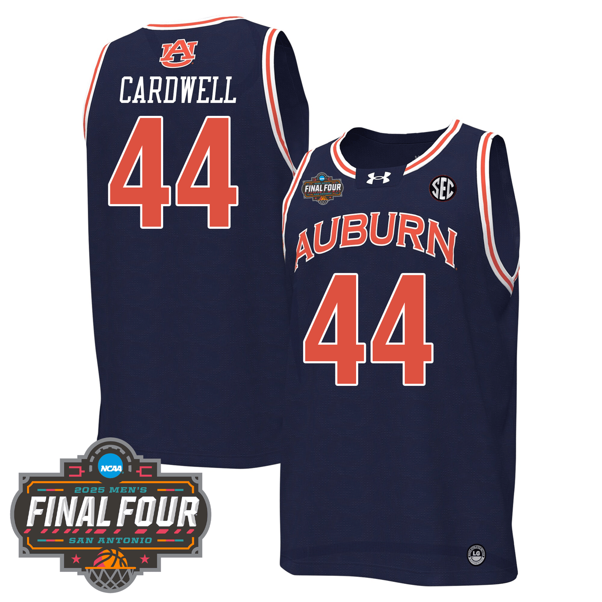 Custom AUB Basketball 24/25 Jersey - Final Four Patch product image 3, provided for visual reference and product detail