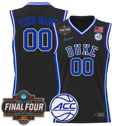 DUKE 2025 Final Four Patch Basketball Custom Jersey - Stitched product image 1, provided for visual reference and product