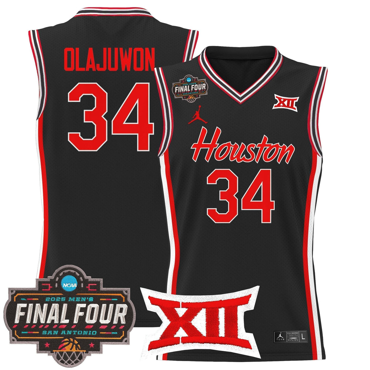 HOU 2025 Final Four Patch Basketball Jersey - Stitched product image 20, provided for visual reference and product detail