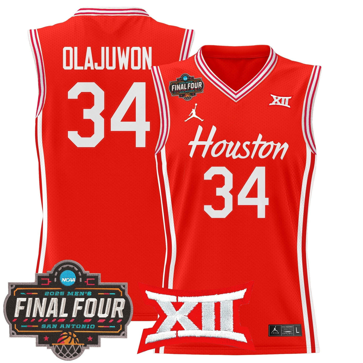 HOU 2025 Final Four Patch Basketball Jersey - Stitched product image 27, provided for visual reference and product detail