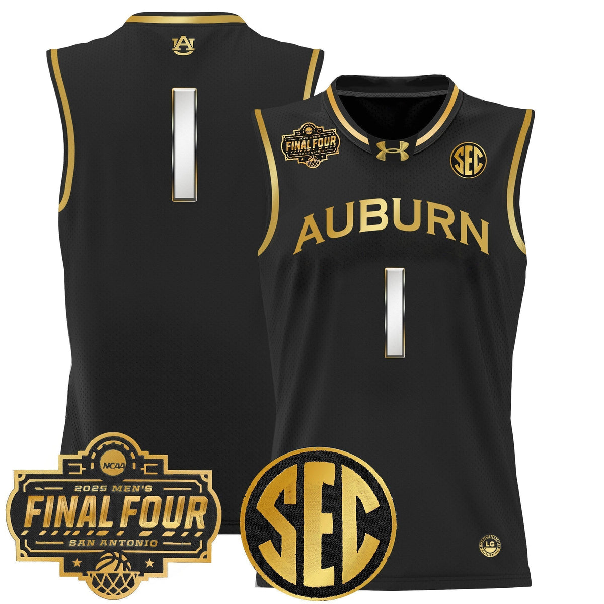 AUB 2025 Final Four Patch Lightweight Basketball Jersey - Stitched product image 40, provided for visual reference and