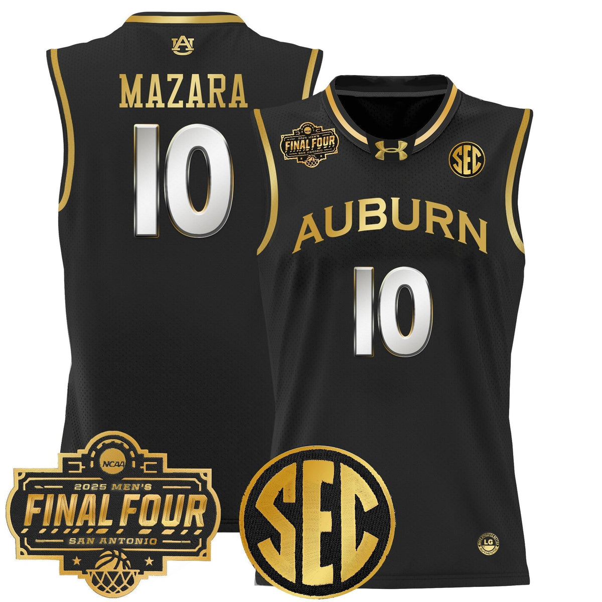 AUB 2025 Final Four Patch Lightweight Basketball Jersey - Stitched product image 35, provided for visual reference and