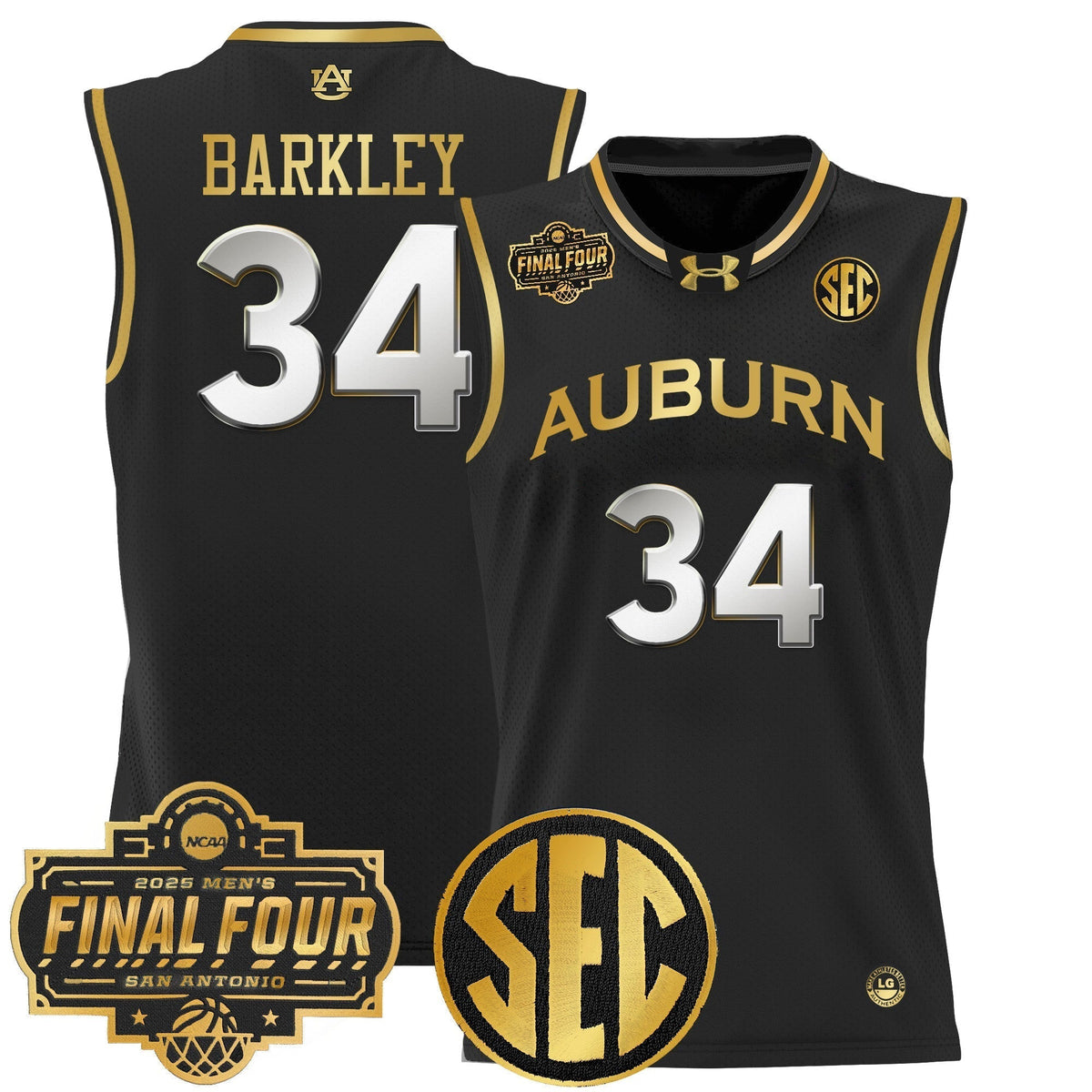 AUB 2025 Final Four Patch Lightweight Basketball Jersey - Stitched product image 37, provided for visual reference and